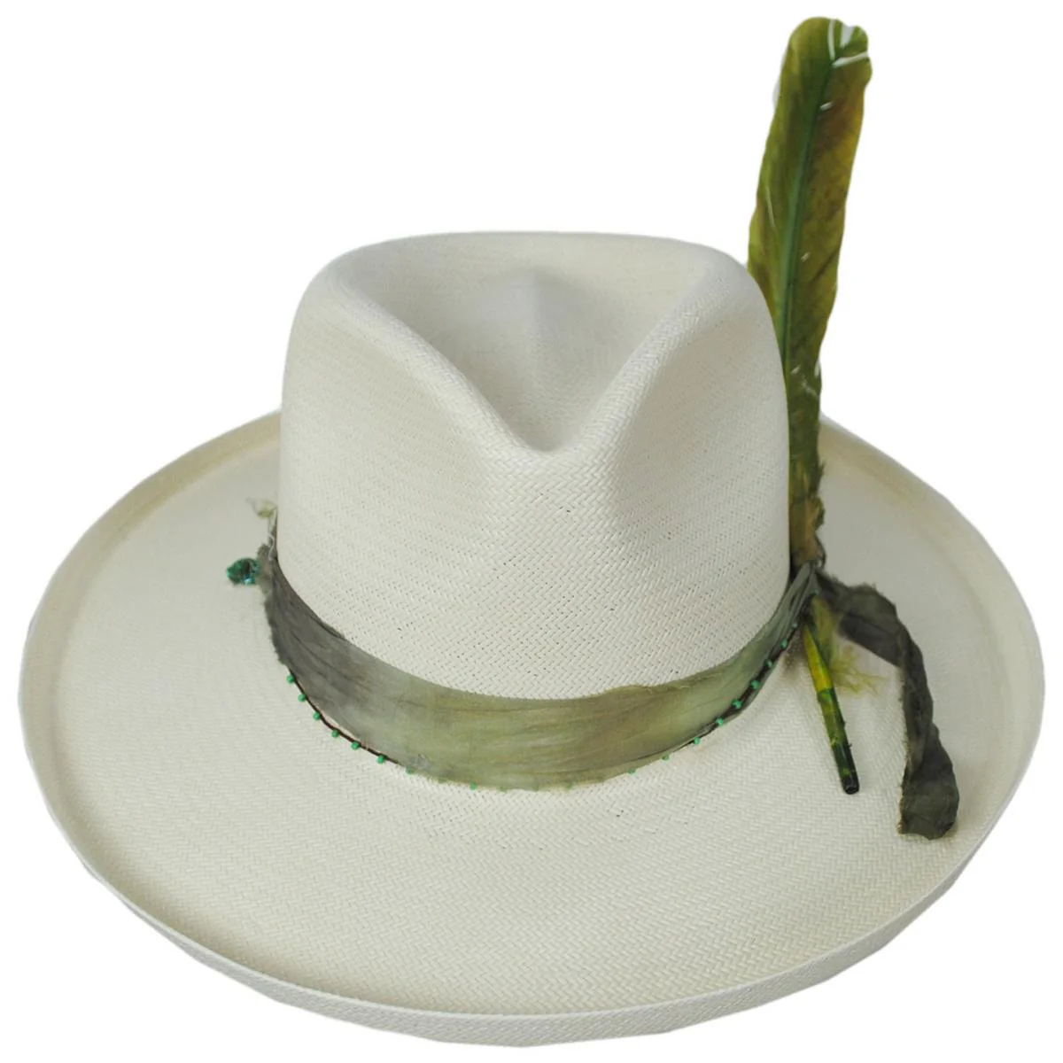 Free Thinker Shantung Straw Fedora Hat - Image 3