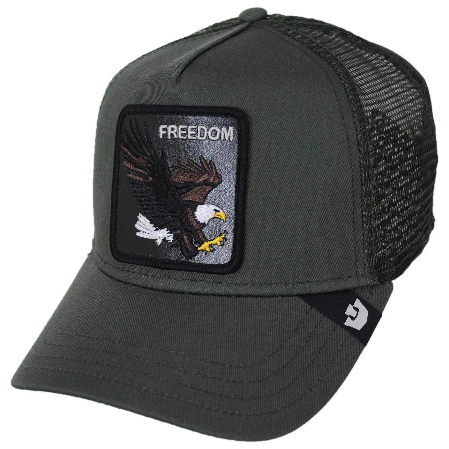 Freedom Mesh Trucker Snapback Baseball Cap - Image 5