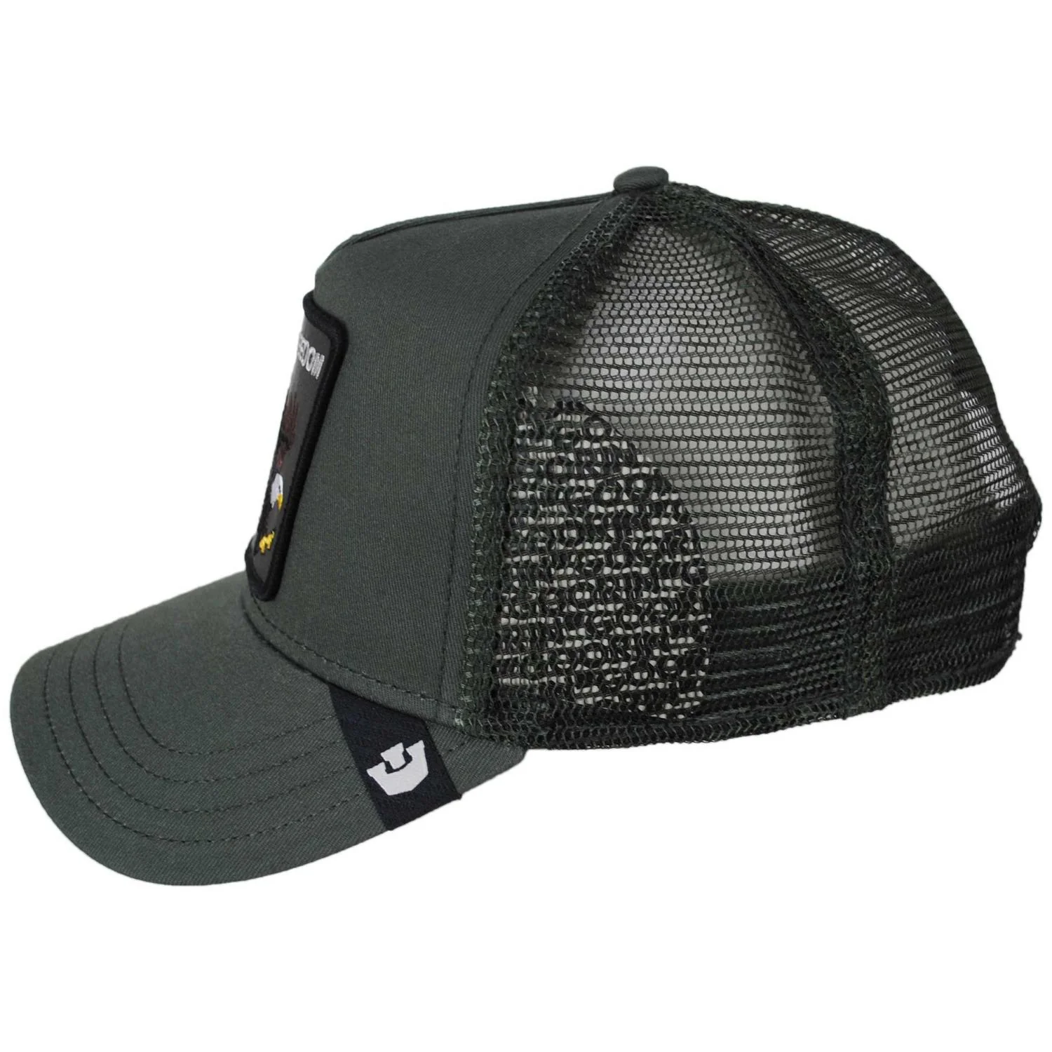 Freedom Mesh Trucker Snapback Baseball Cap - Image 7