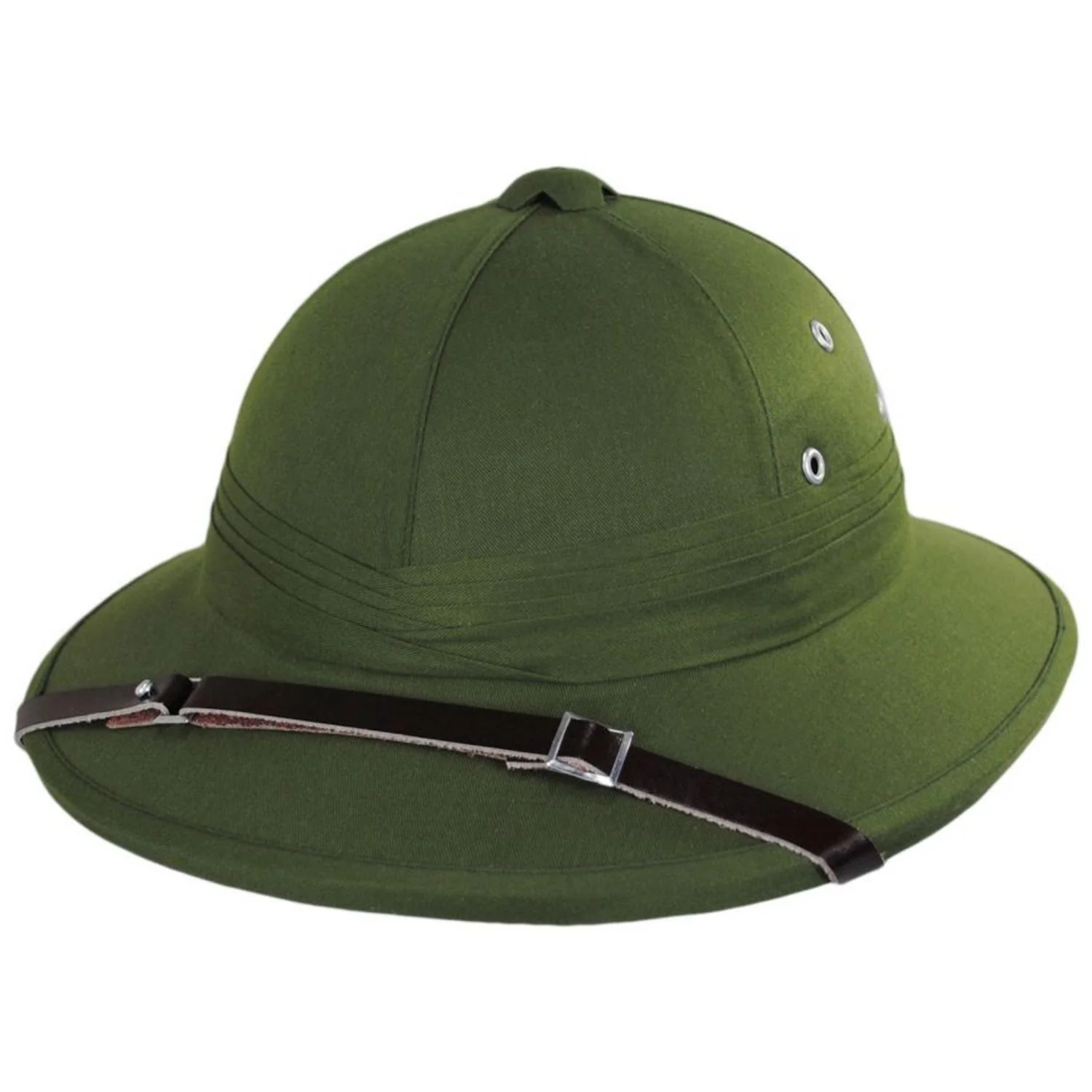 French Pith Helmet - Olive Green