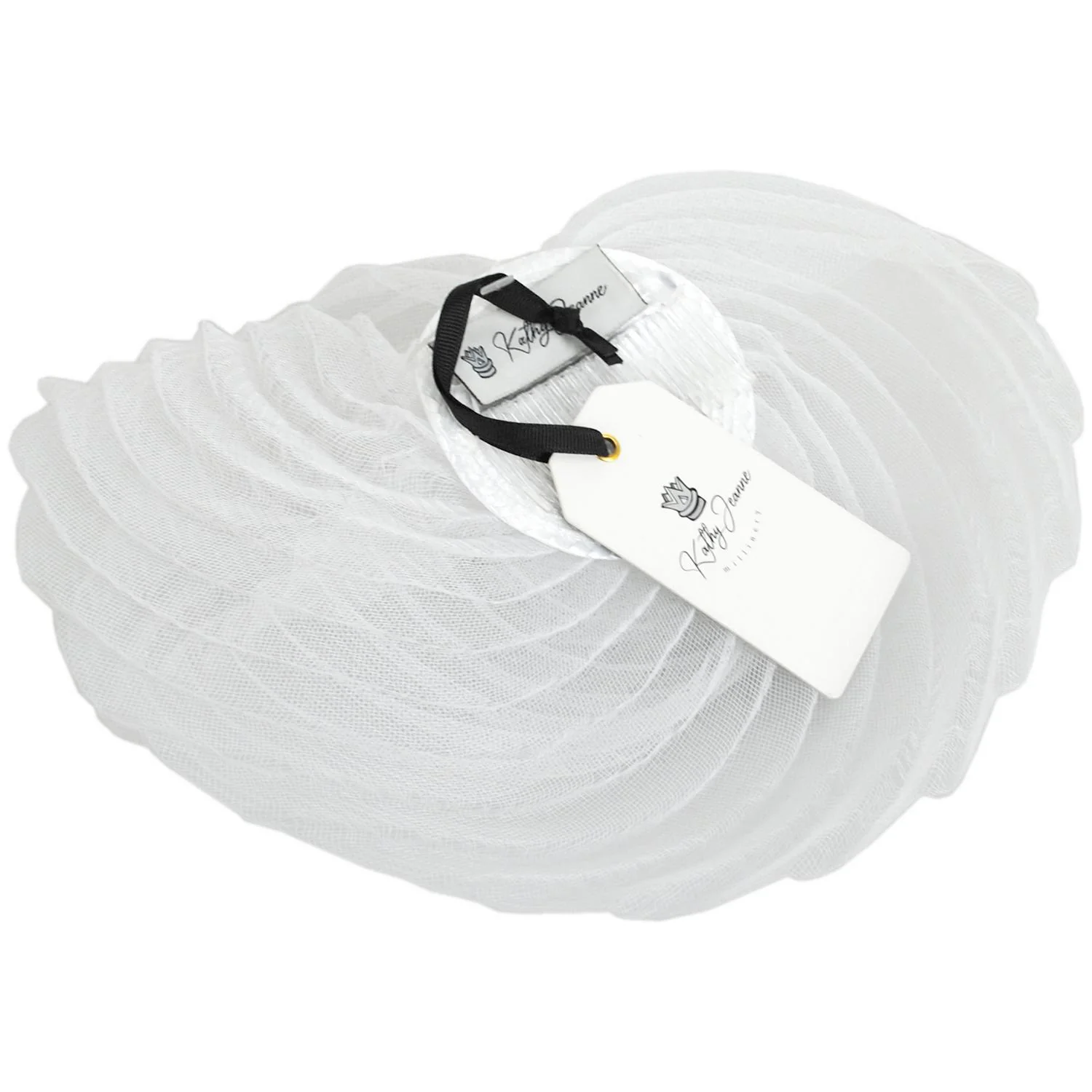 Fuego Horsehair Mesh Fascinator Hat - Image 4