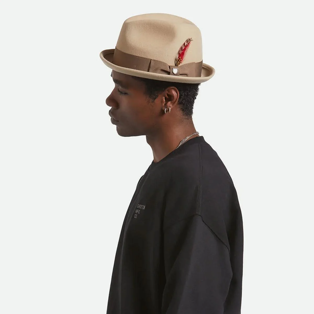 Gain Wool Felt Fedora Hat - Image 6