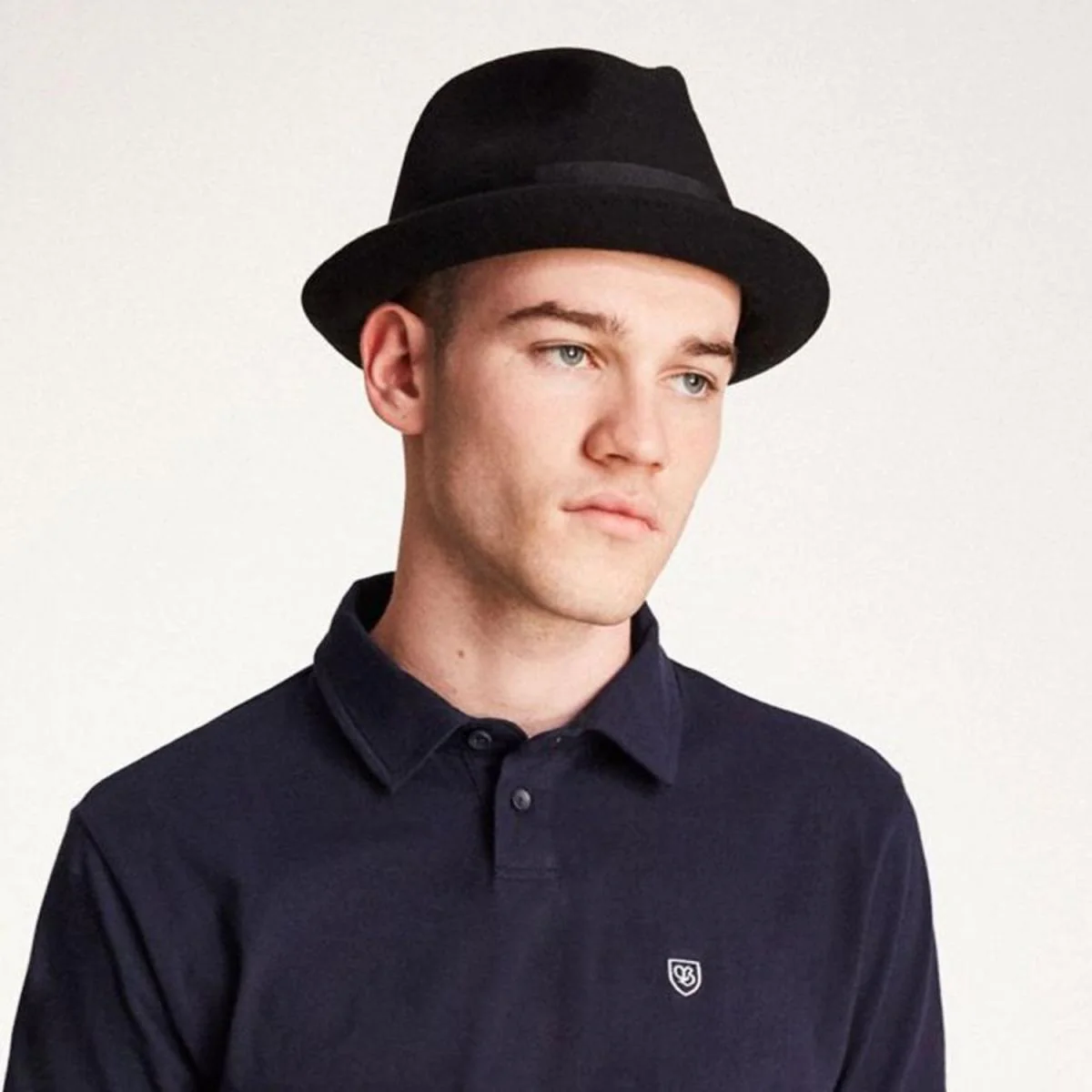 Gain Wool Felt Fedora Hat - Black - Image 2