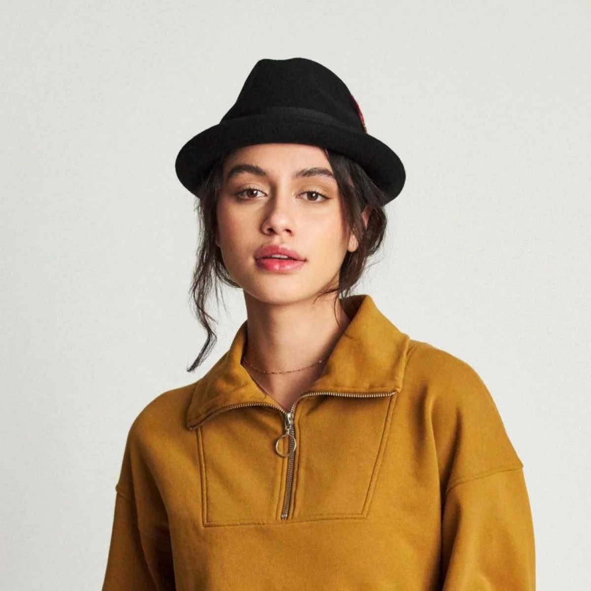 Gain Wool Felt Fedora Hat - Black - Image 4