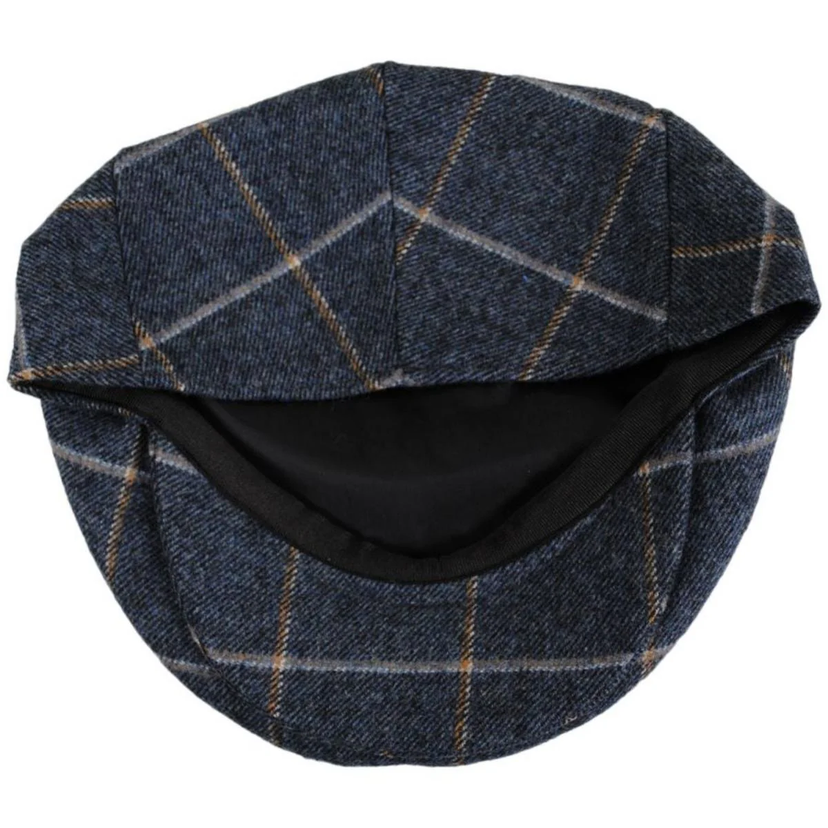 Gaslamp Windowpane Plaid Wool Blend Ivy Cap - Image 3