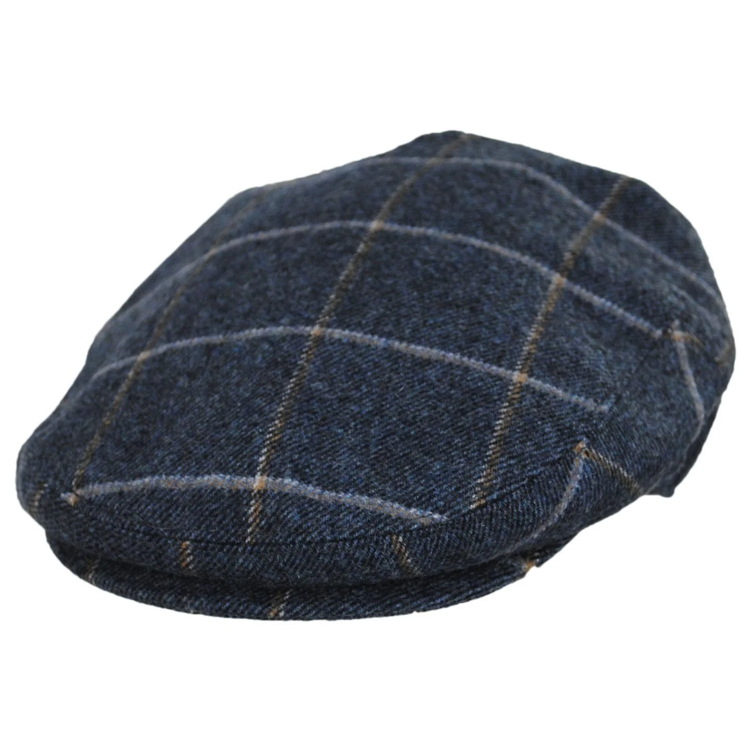 Gaslamp Windowpane Plaid Wool Blend Ivy Cap - Image 4