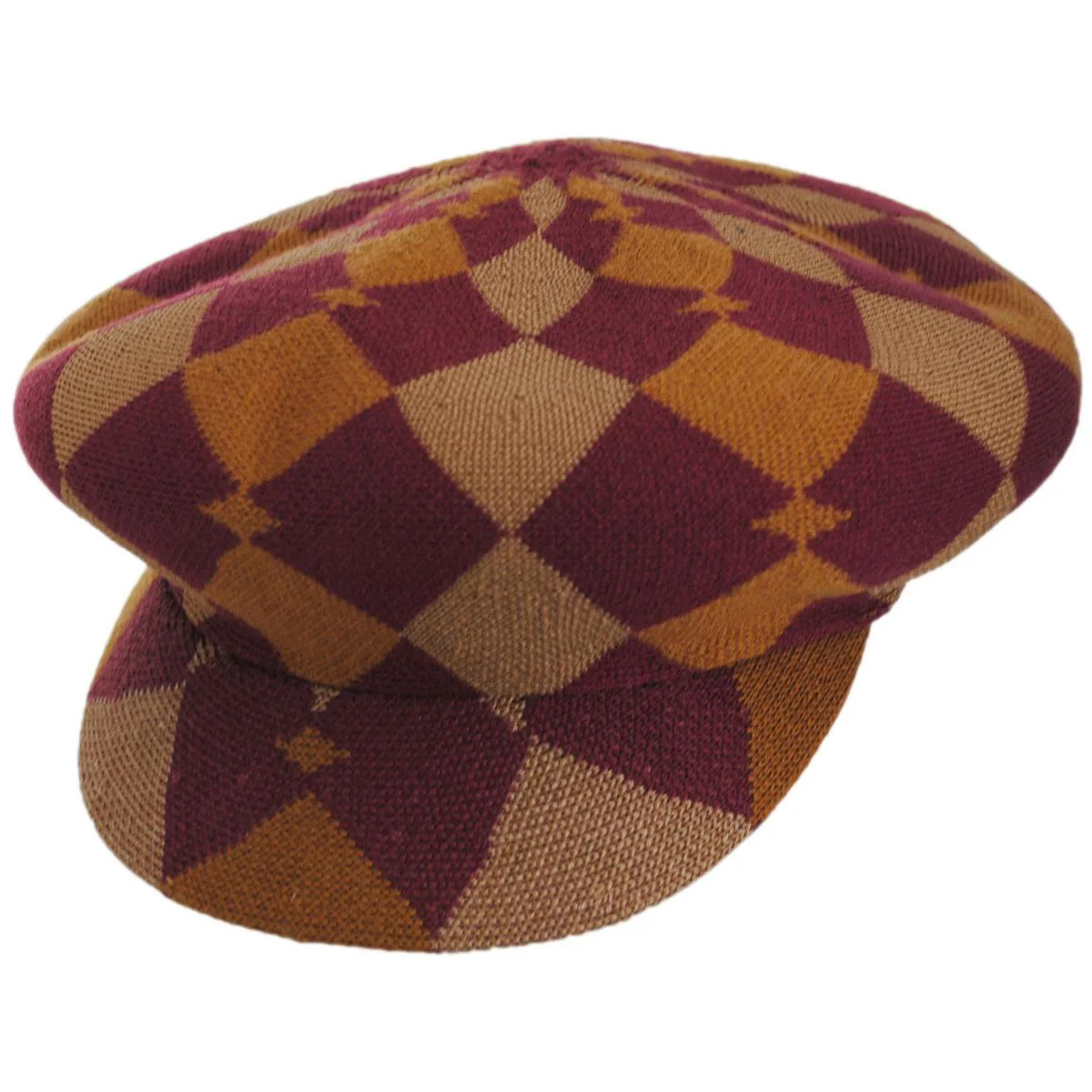 Gentle Argyle Halifax Newsboy Cap