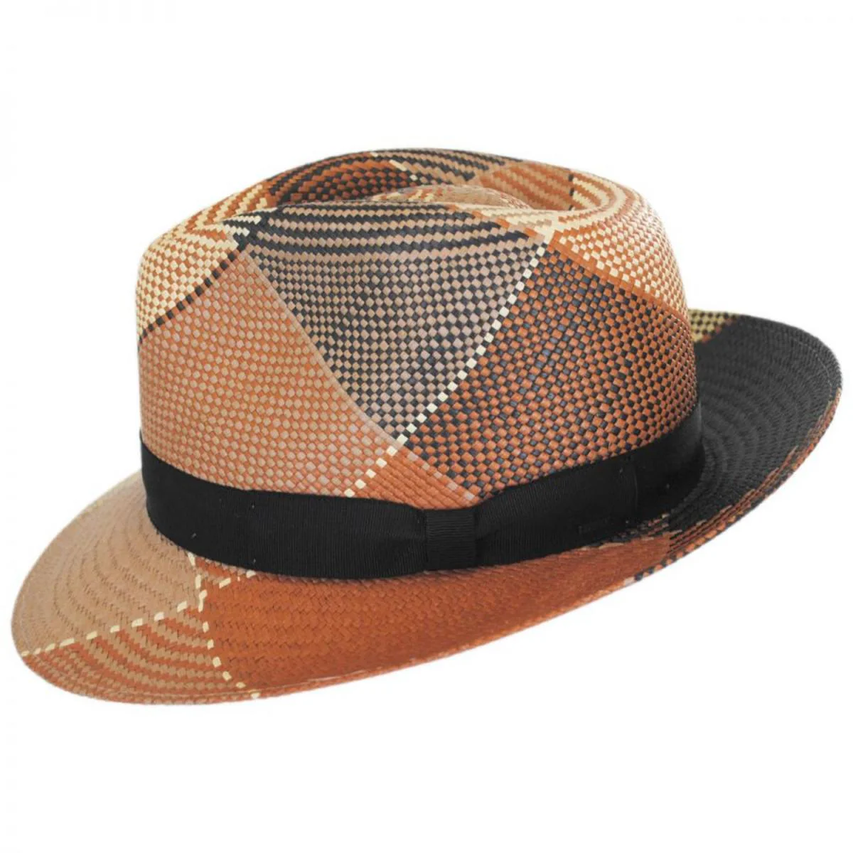 Giger Panama Straw Fedora Hat - Image 3