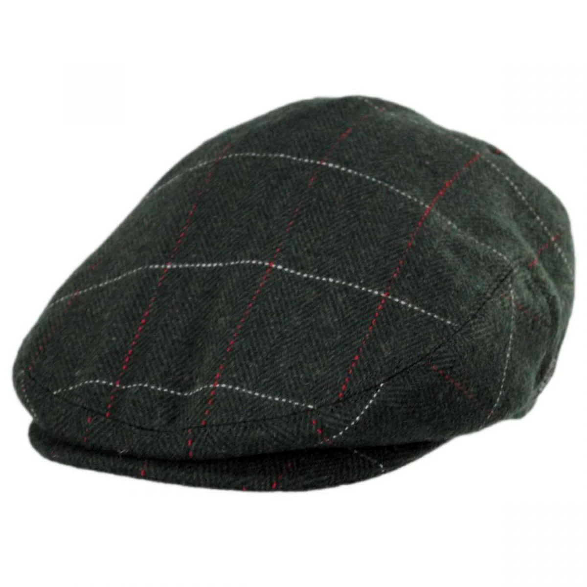Gimlet Herringbone Plaid Wool Blend Ivy Cap