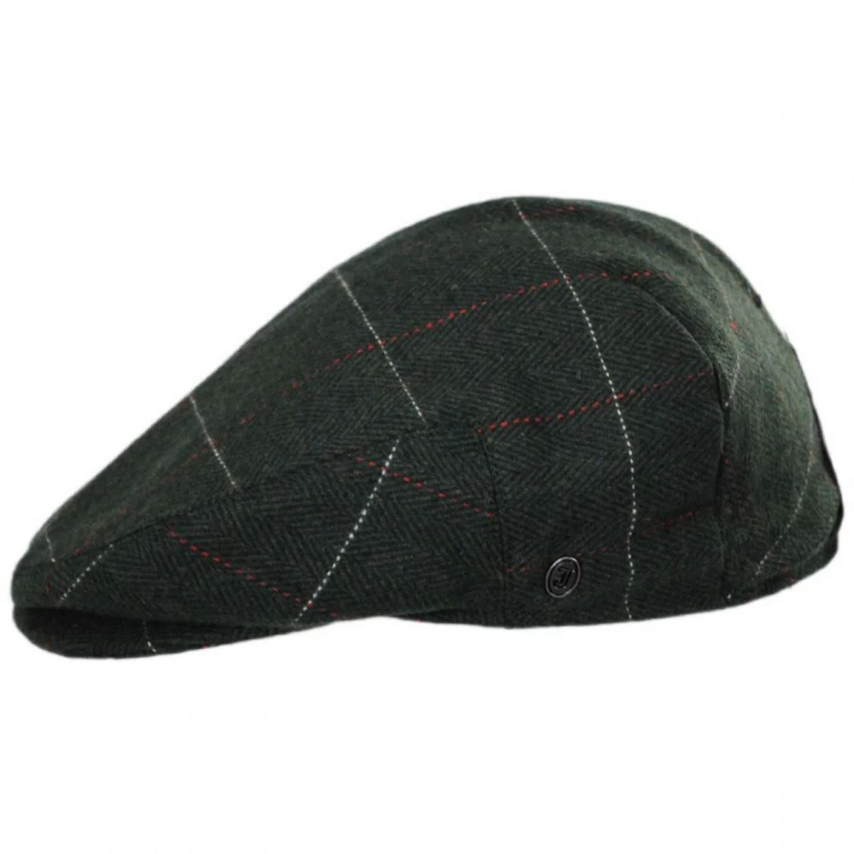 Gimlet Herringbone Plaid Wool Blend Ivy Cap - Image 3
