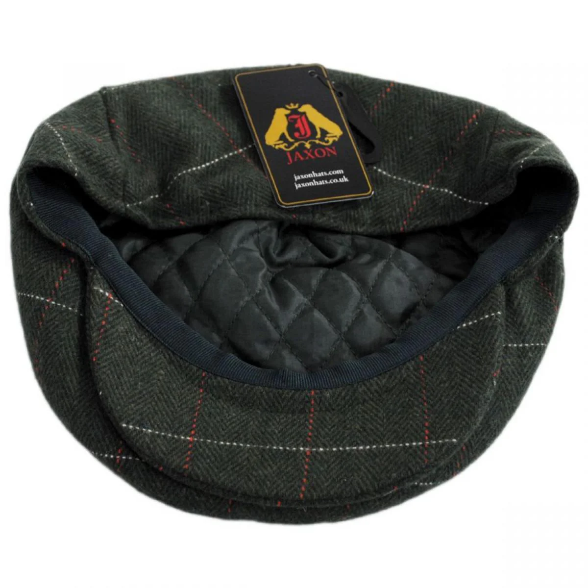 Gimlet Herringbone Plaid Wool Blend Ivy Cap - Image 4
