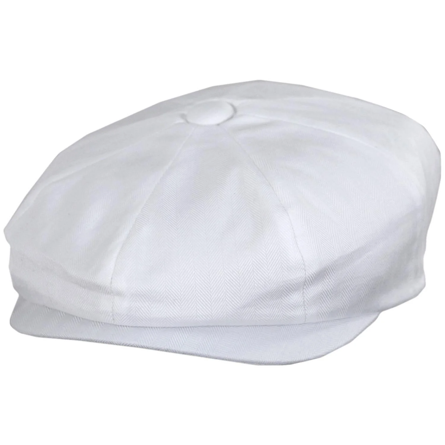 Glasbury Cotton Herringbone Newsboy Cap - Image 5