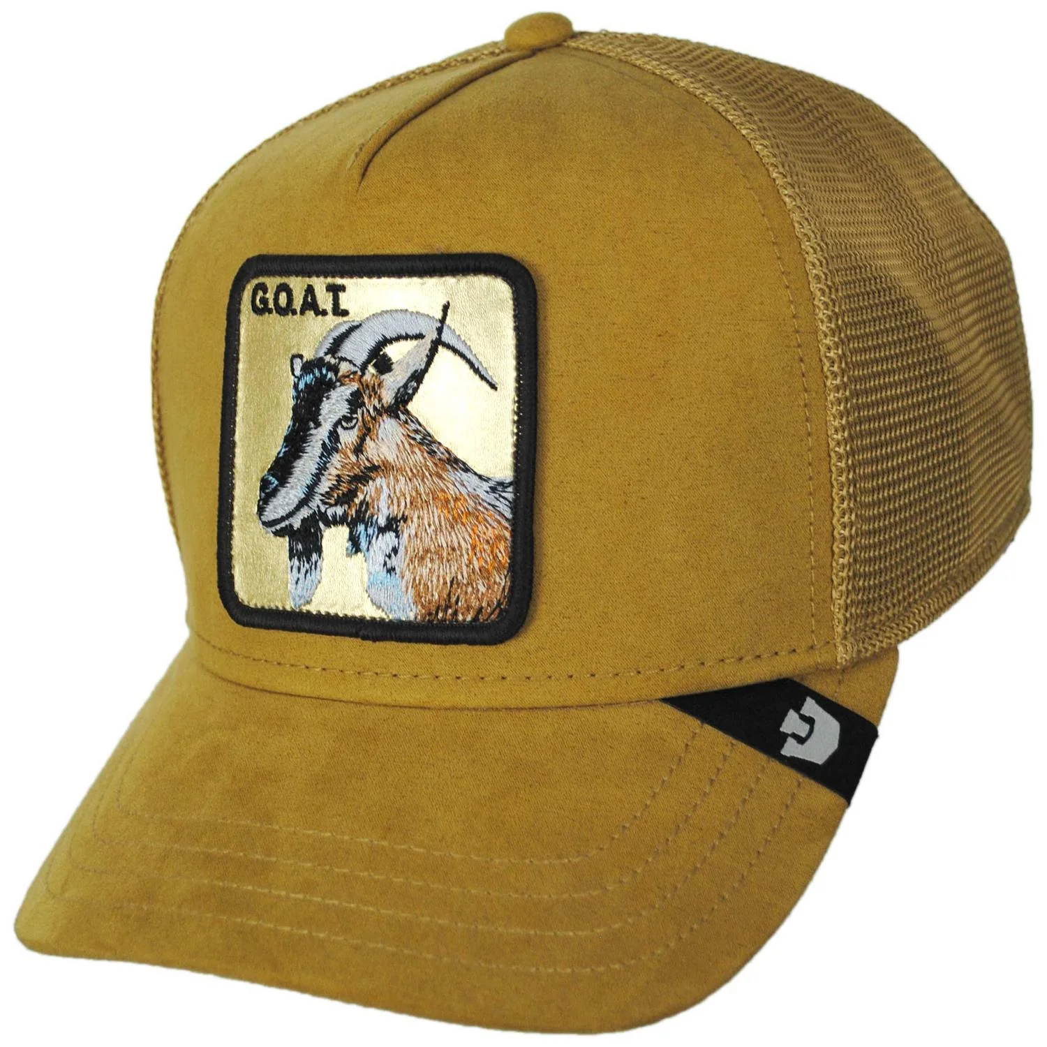 Golden Goat Mesh Trucker Snapback Baseball Cap