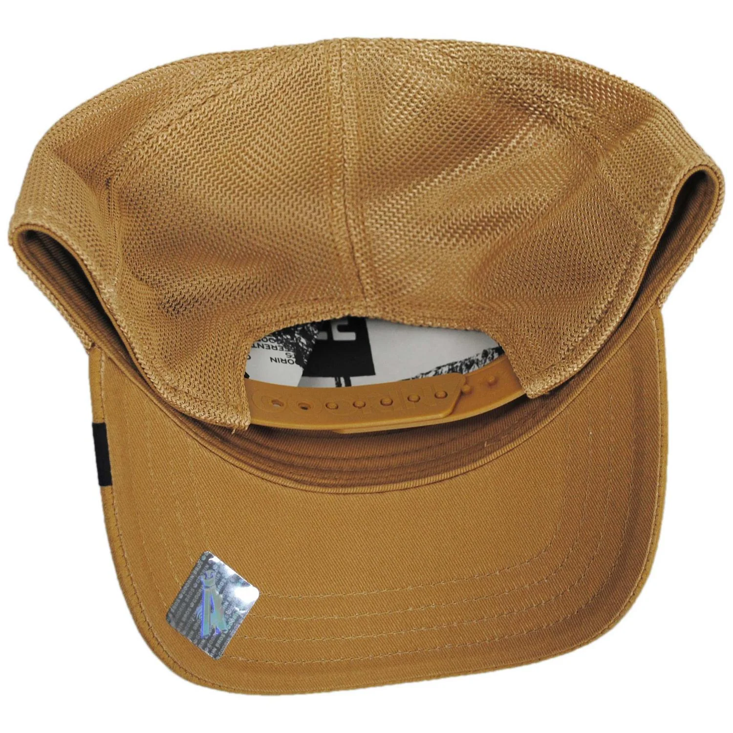 Golden Goat Mesh Trucker Snapback Baseball Cap - Image 4