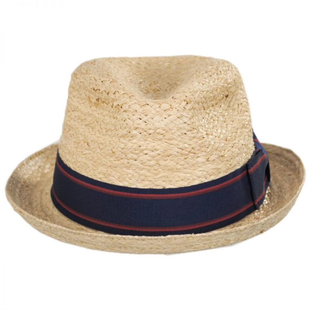 Golden Hill Raffia Straw Fedora Hat - Image 4