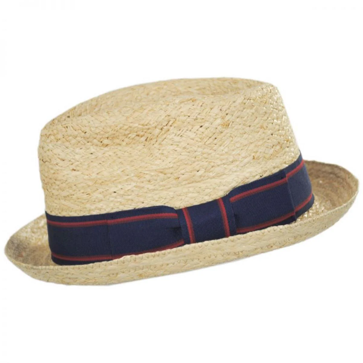 Golden Hill Raffia Straw Fedora Hat - Image 5