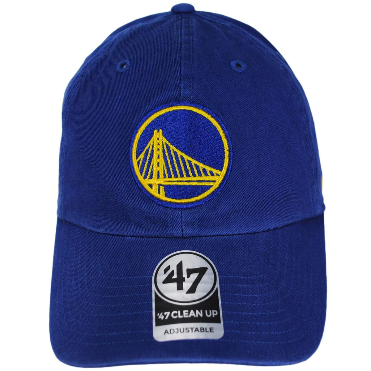 Golden State Warriors NBA Clean Up Strapback Baseball Cap Dad Hat - Image 2