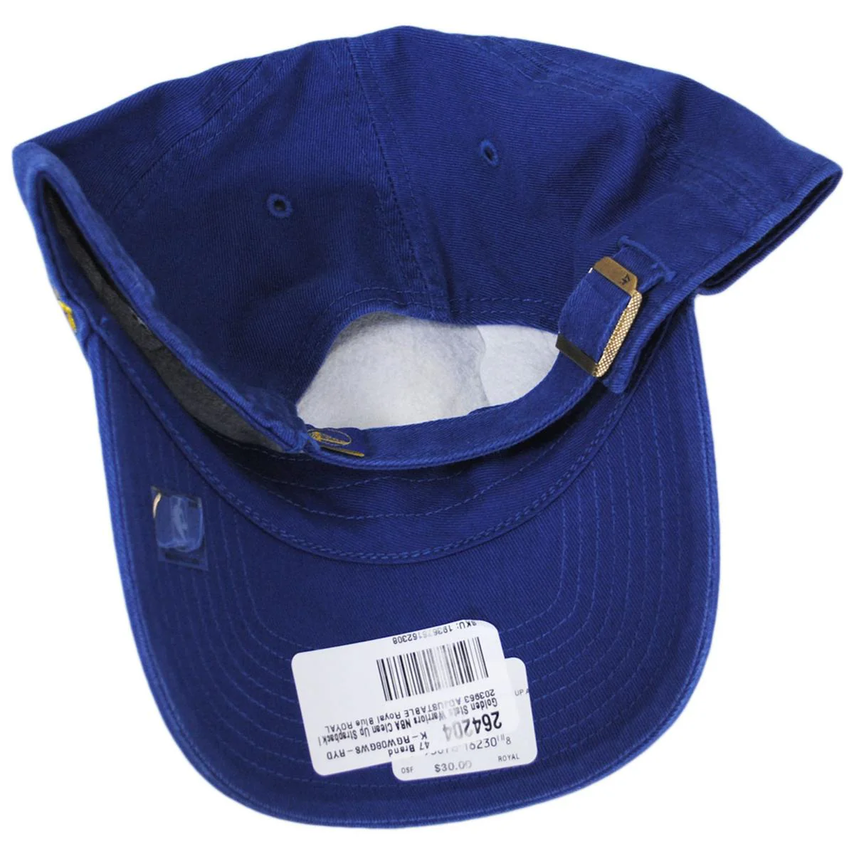 Golden State Warriors NBA Clean Up Strapback Baseball Cap Dad Hat - Image 4