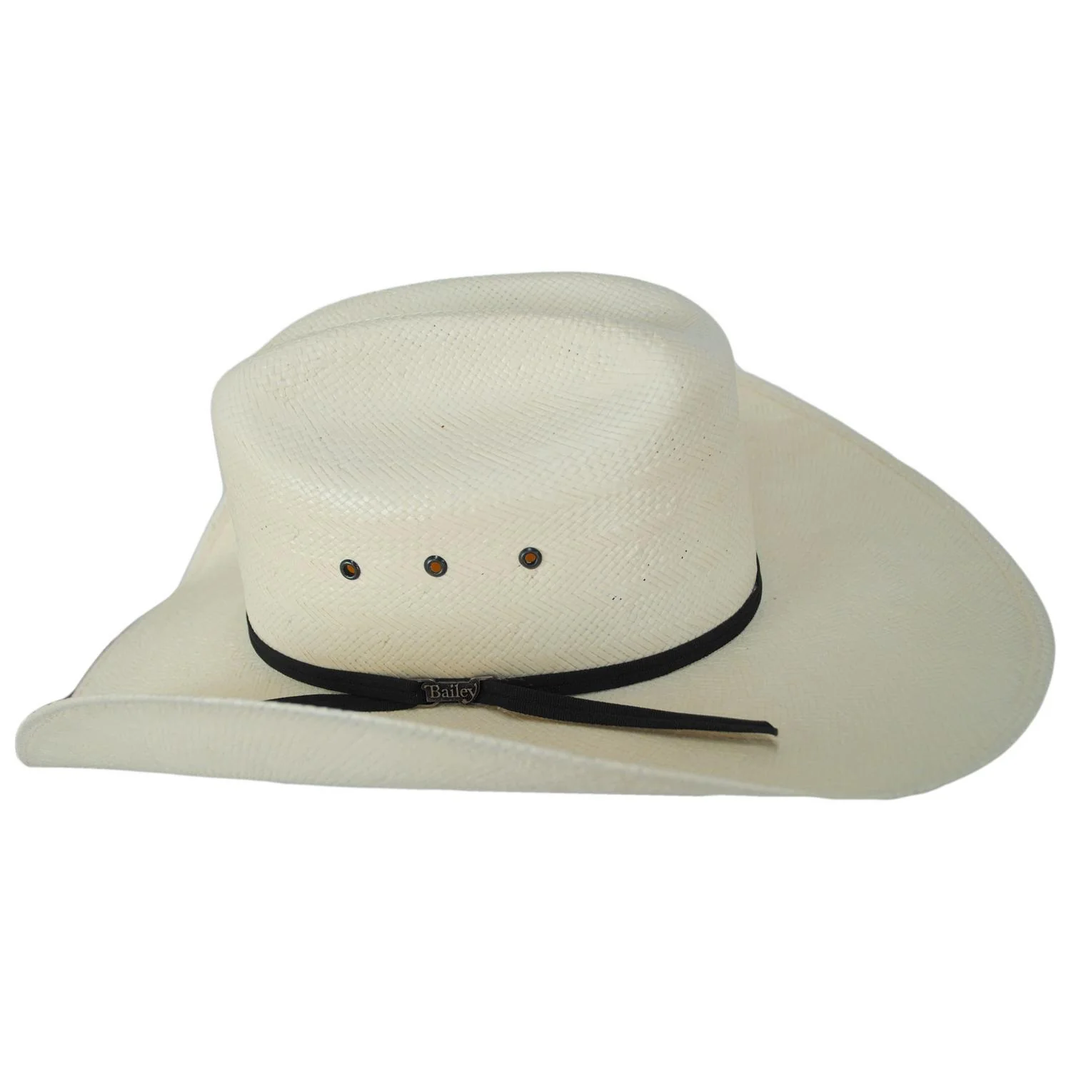 Goleta Shantung Straw Western Hat - Image 3