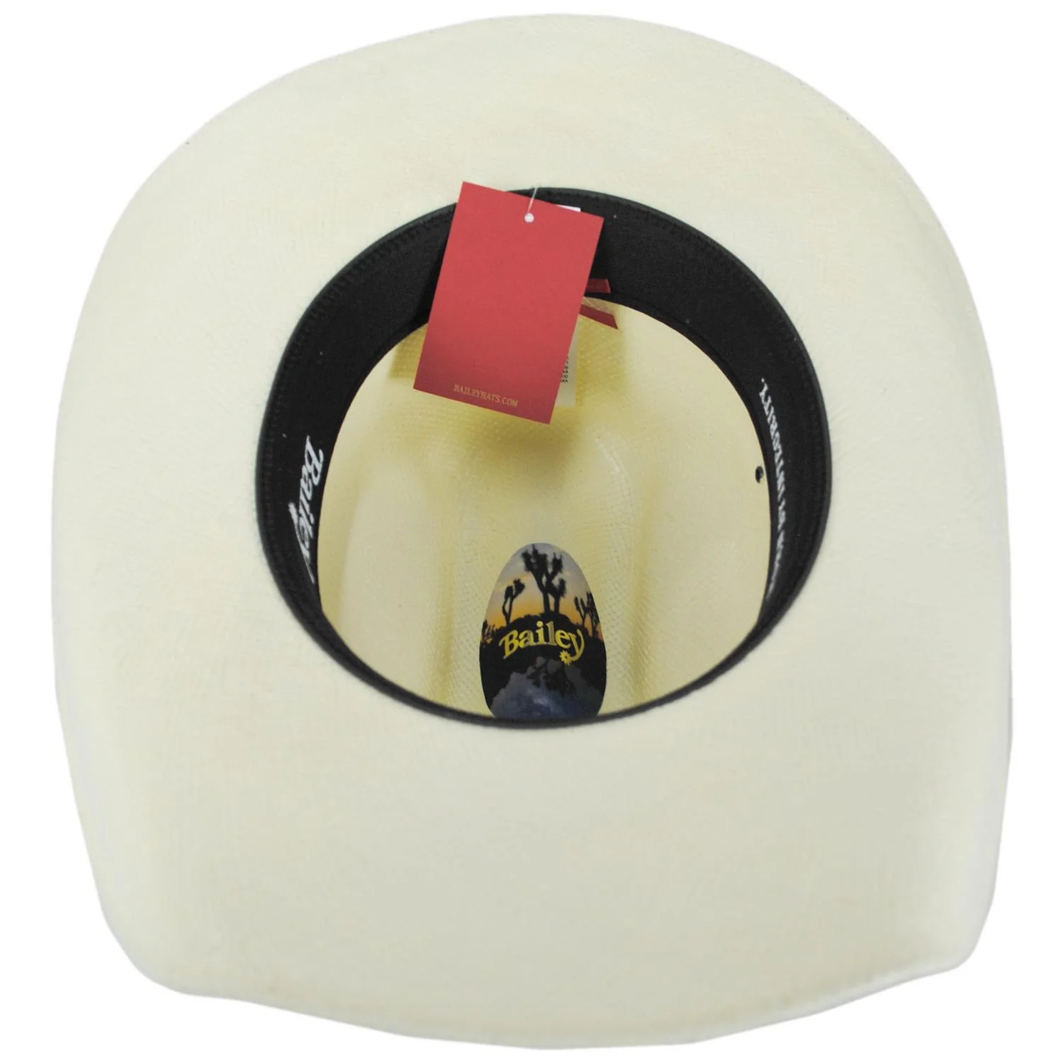 Goleta Shantung Straw Western Hat - Image 5