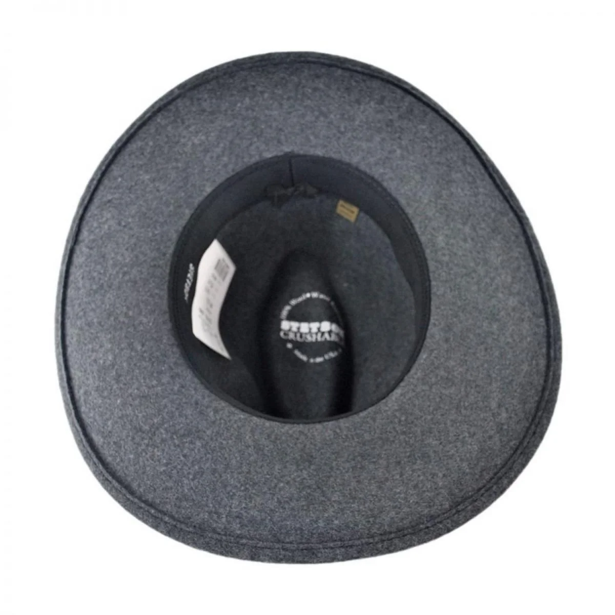 Grey Bull Crushable Wool Felt Aussie Hat - Image 4