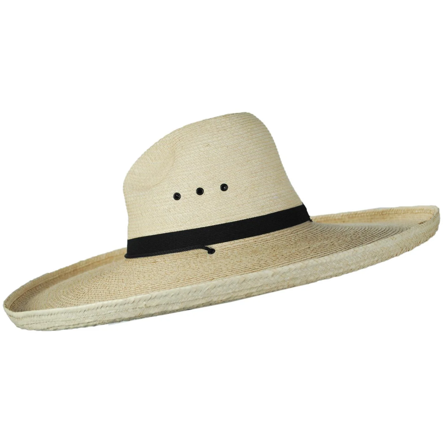Gus Wide Brim Guatemalan Palm Leaf Straw Hat - Image 3