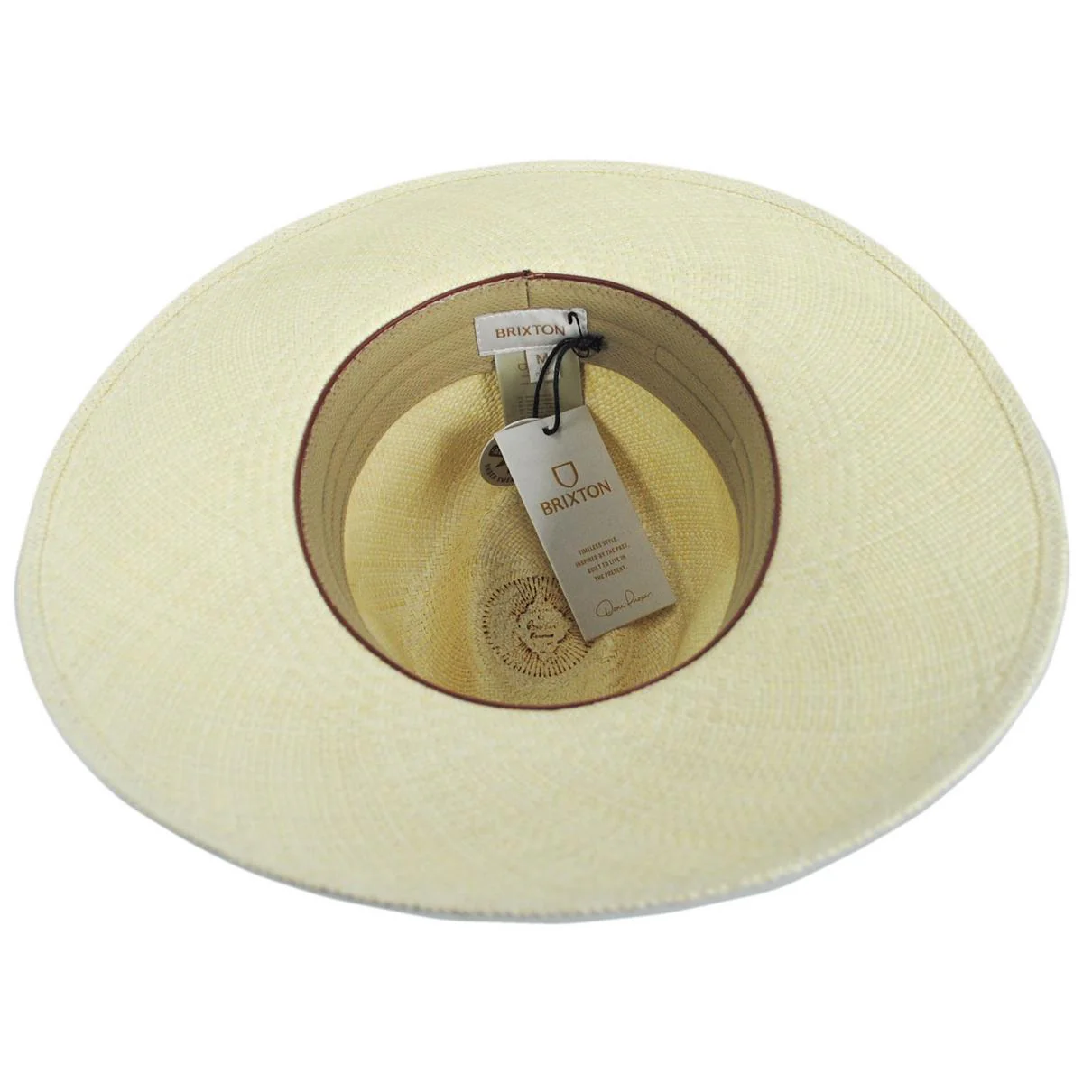 Harper Panama Straw Fedora Hat - Image 5