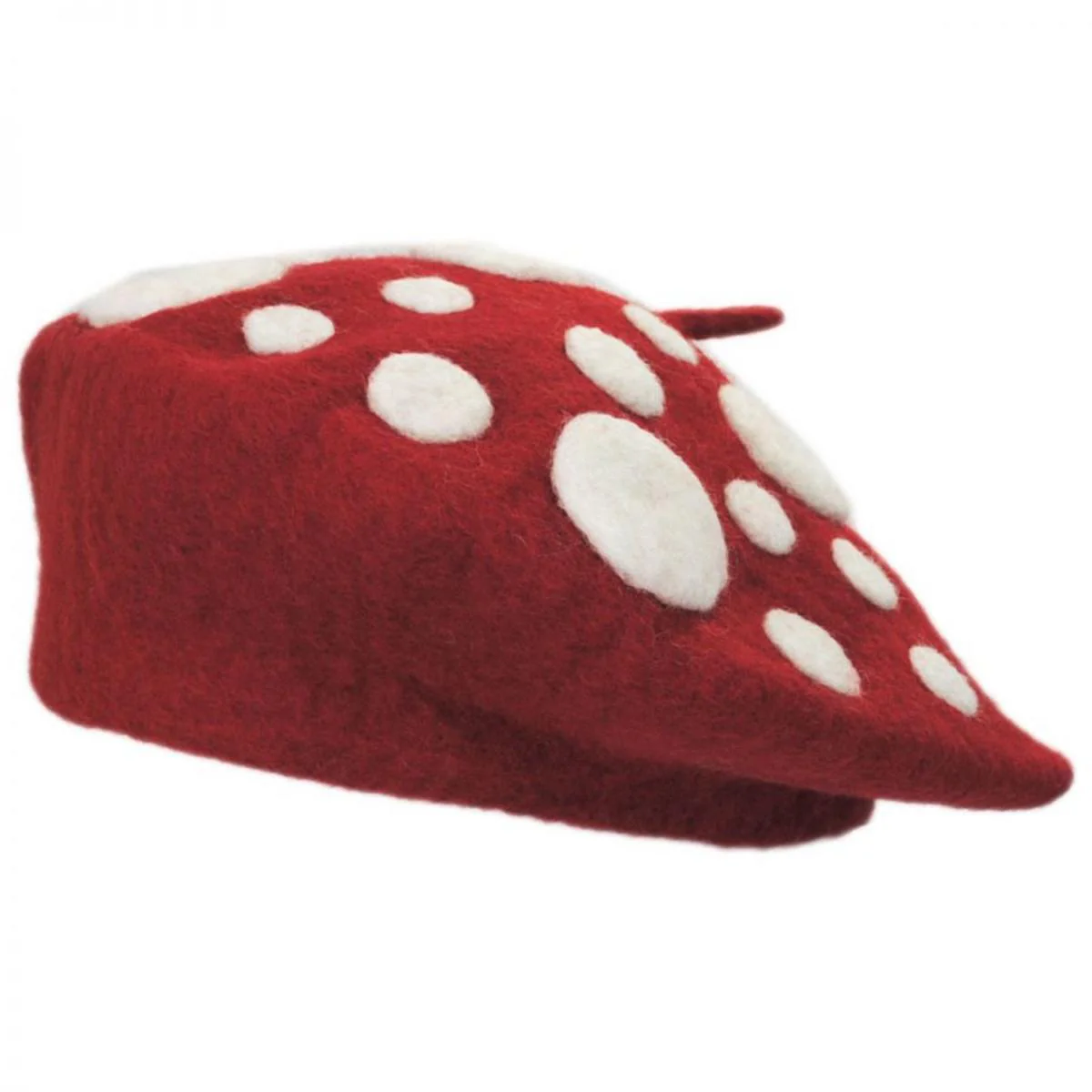 Heartfelted Mushroom Wool Beret