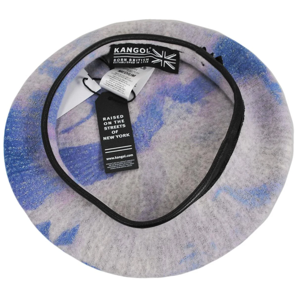 Heathered Tie Dye Wool Military Beret - Image 4