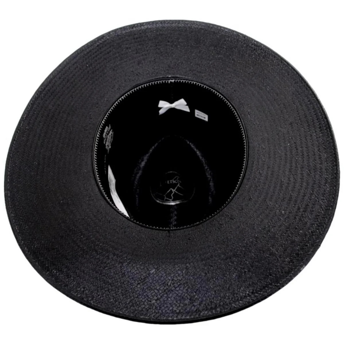 Helix Shantung Straw Fedora Hat - Image 5