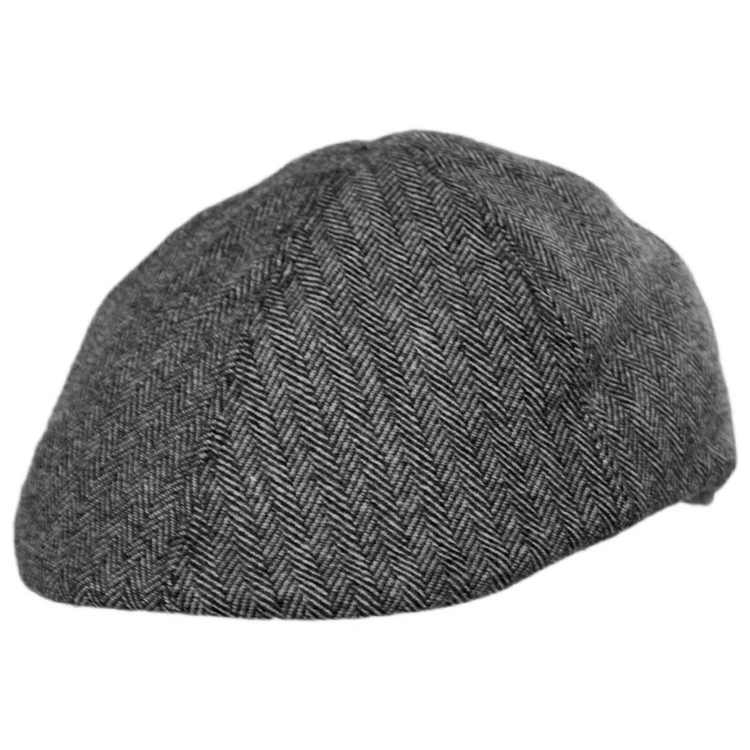 Herringbone Wool Blend Duckbill Ivy Cap