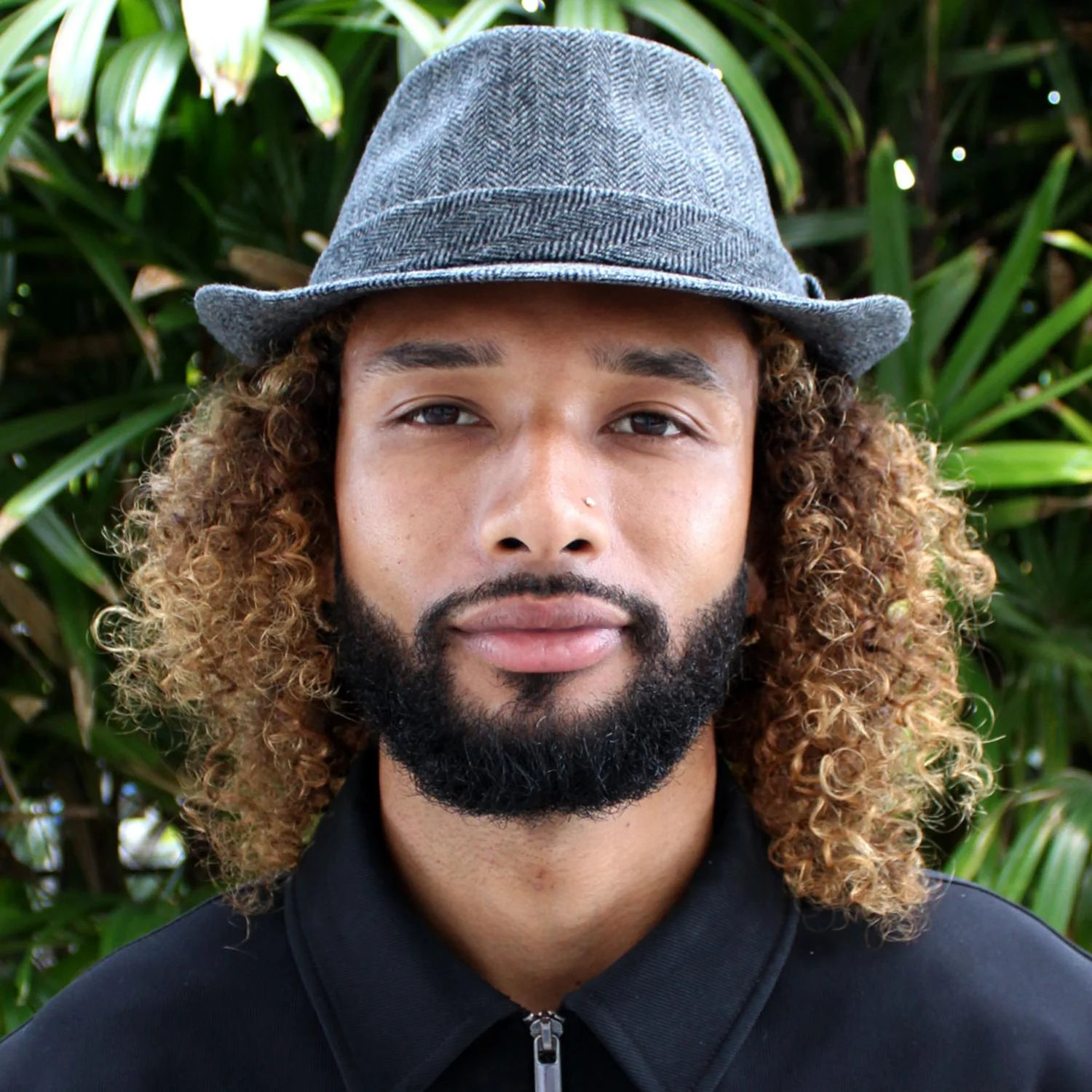 Herringbone Wool Trilby Fedora Hat - Image 5