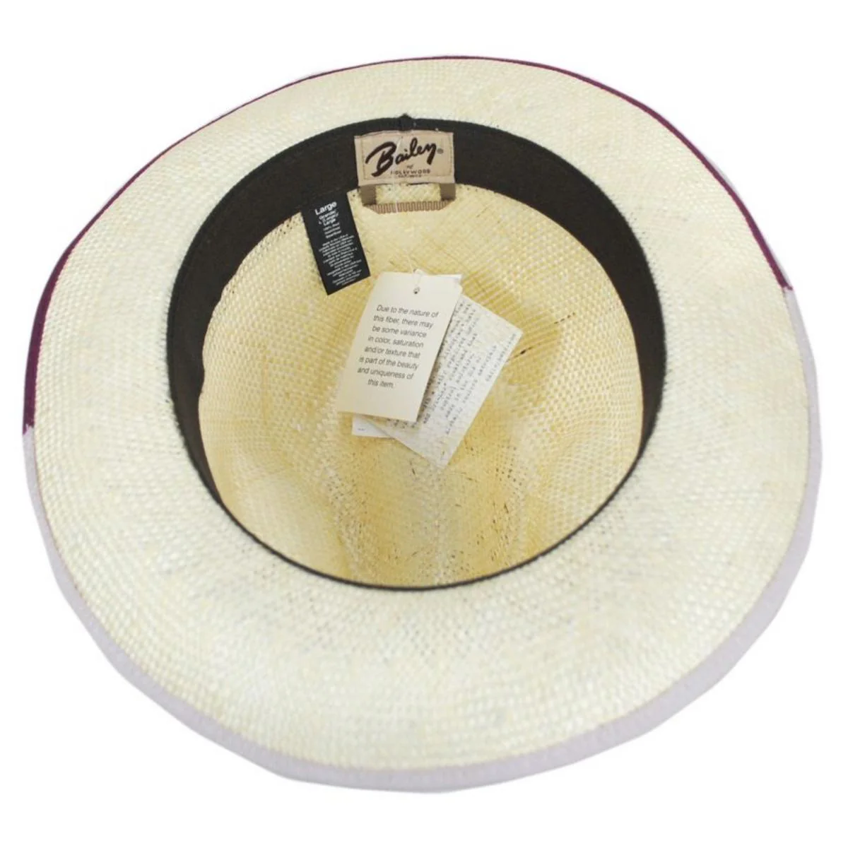 Hesmond Sisal Litestraw Fedora Hat - FINAL SALE - Image 4