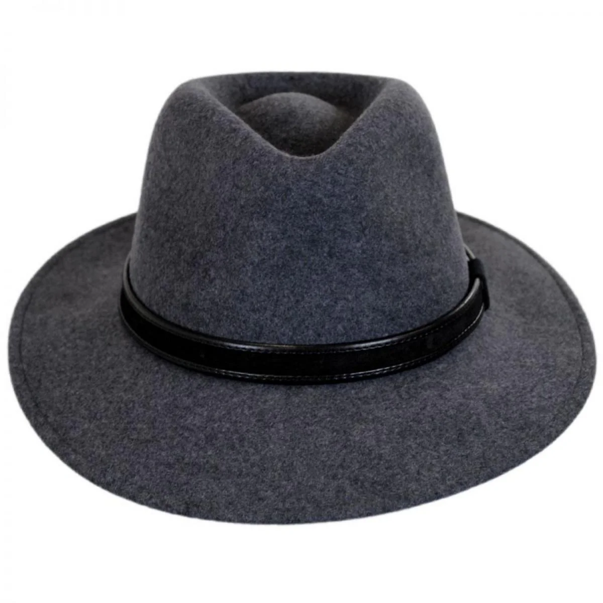 Hiker Wool Felt Safari Fedora Hat - Image 10