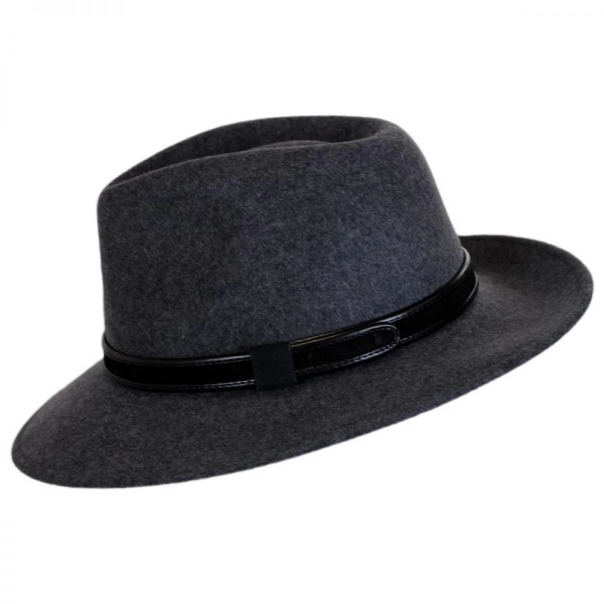 Hiker Wool Felt Safari Fedora Hat - Image 11