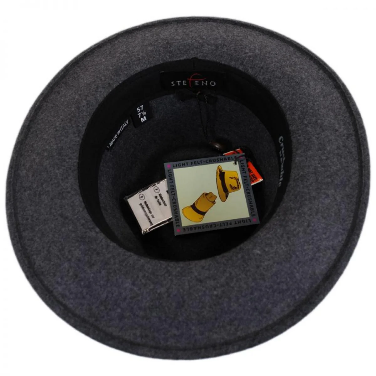 Hiker Wool Felt Safari Fedora Hat - Image 12