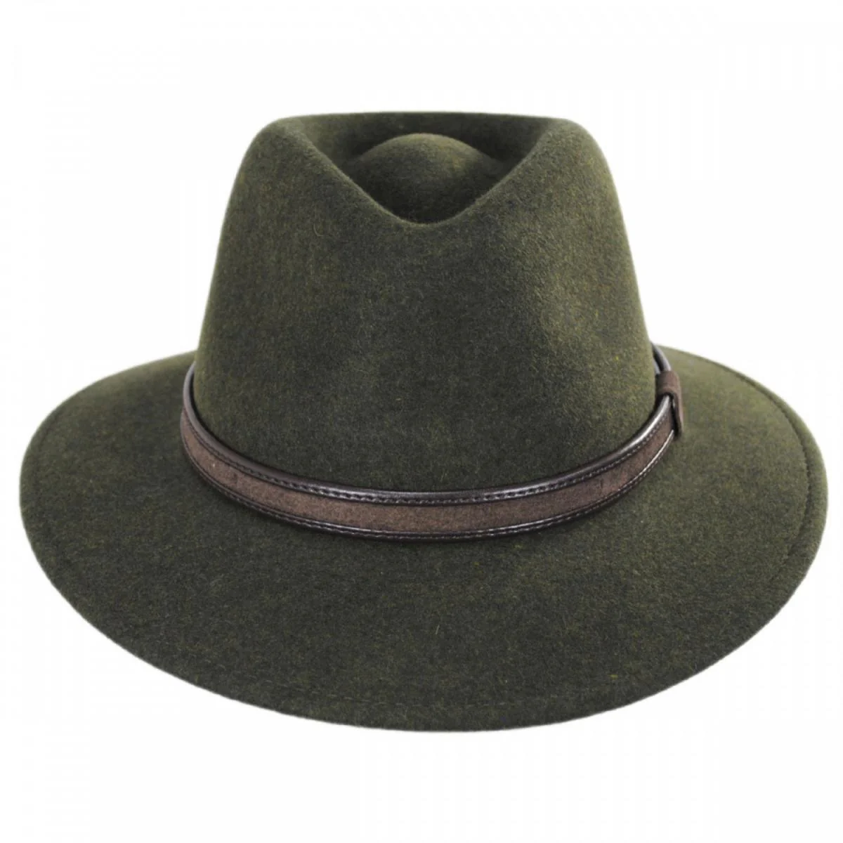 Hiker Wool Felt Safari Fedora Hat - Image 14