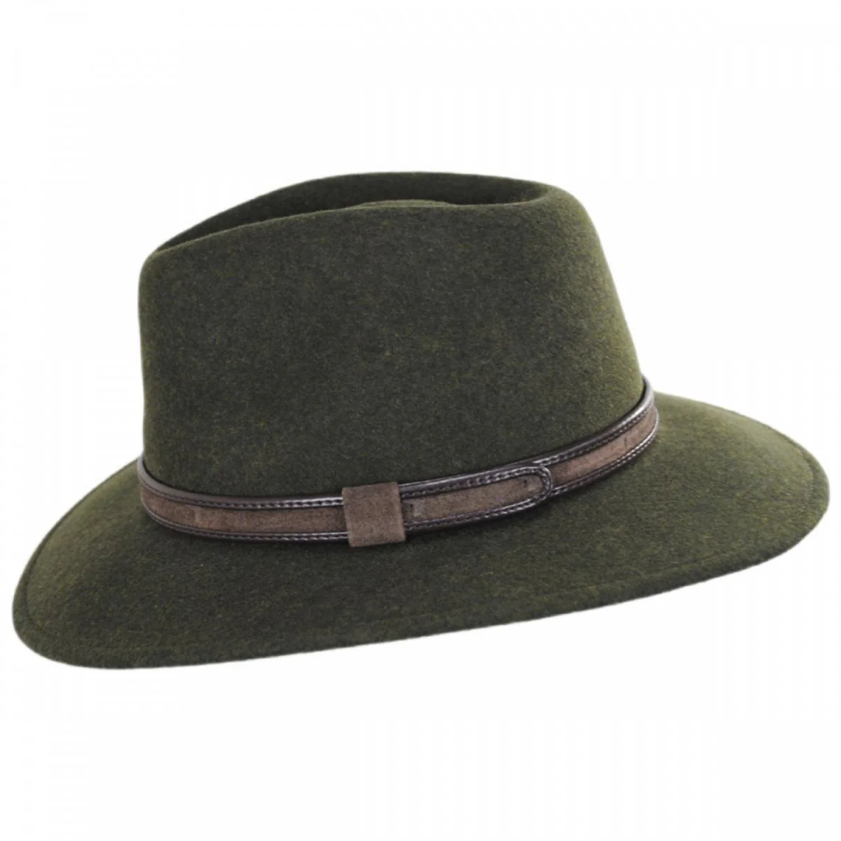Hiker Wool Felt Safari Fedora Hat - Image 15