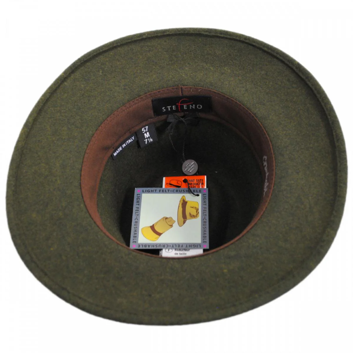 Hiker Wool Felt Safari Fedora Hat - Image 16