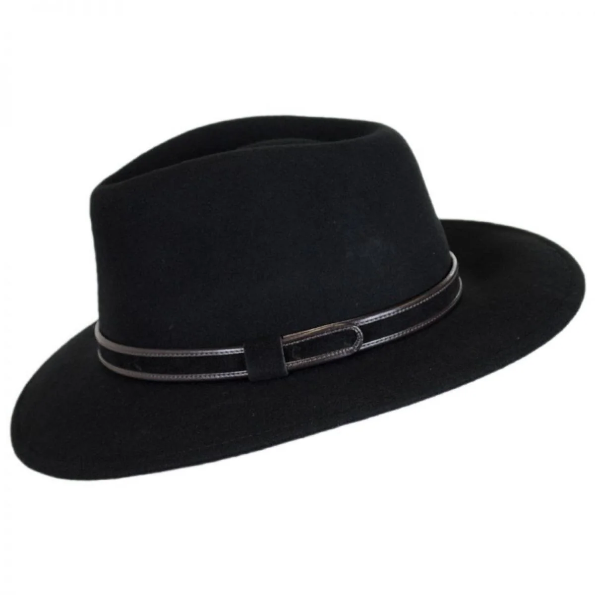 Hiker Wool Felt Safari Fedora Hat - Image 3
