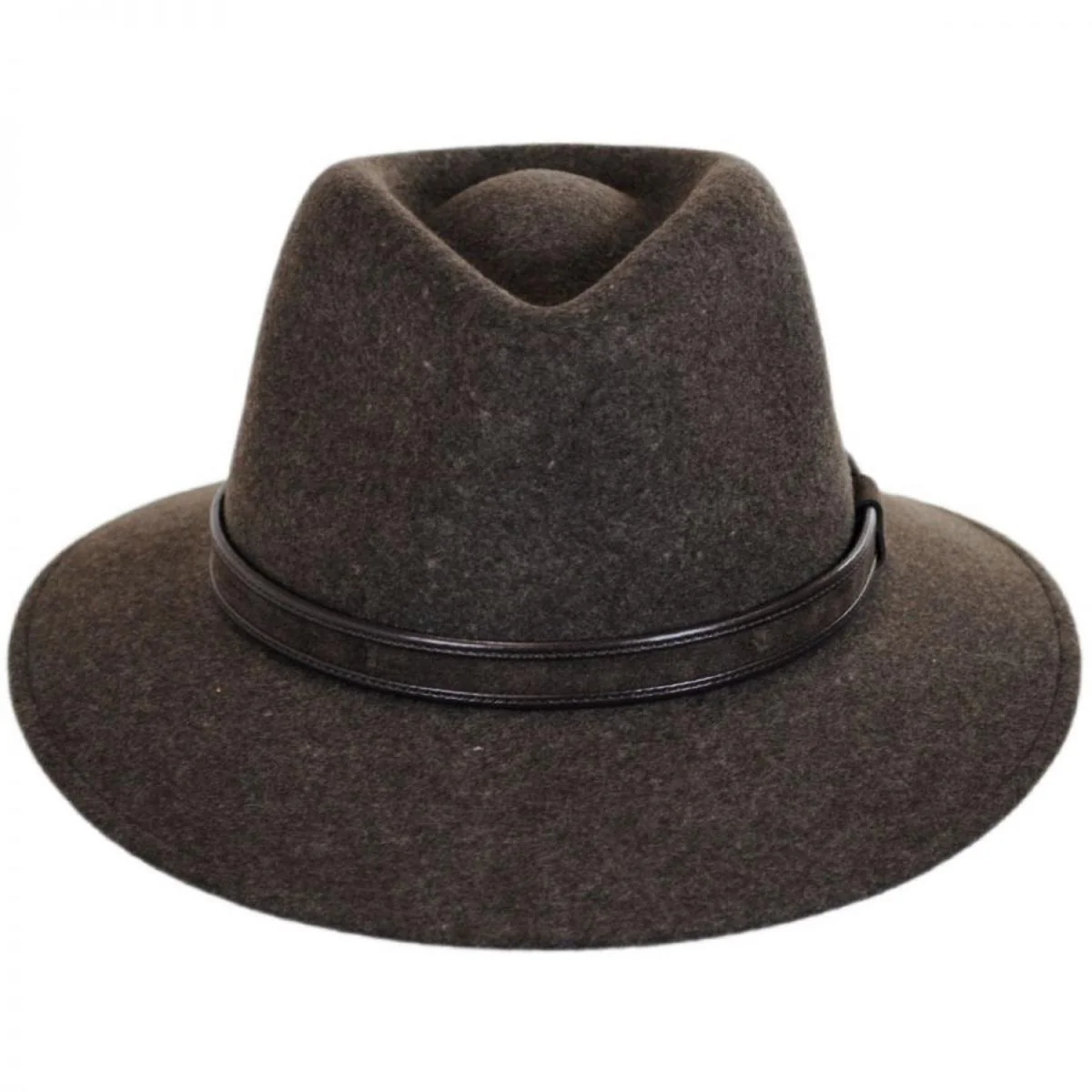 Hiker Wool Felt Safari Fedora Hat - Image 6