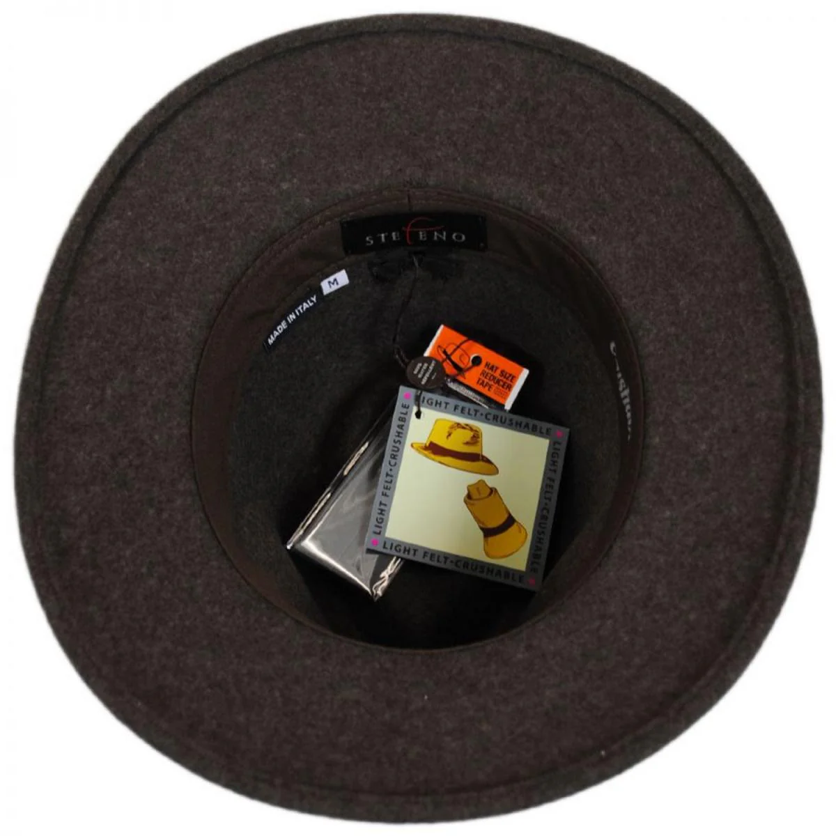 Hiker Wool Felt Safari Fedora Hat - Image 8
