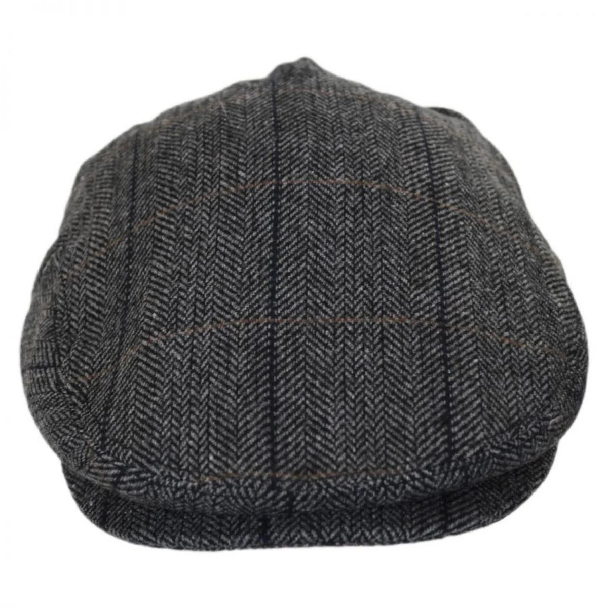Holborn Herringbone Plaid Wool Blend Ivy Cap - Image 3