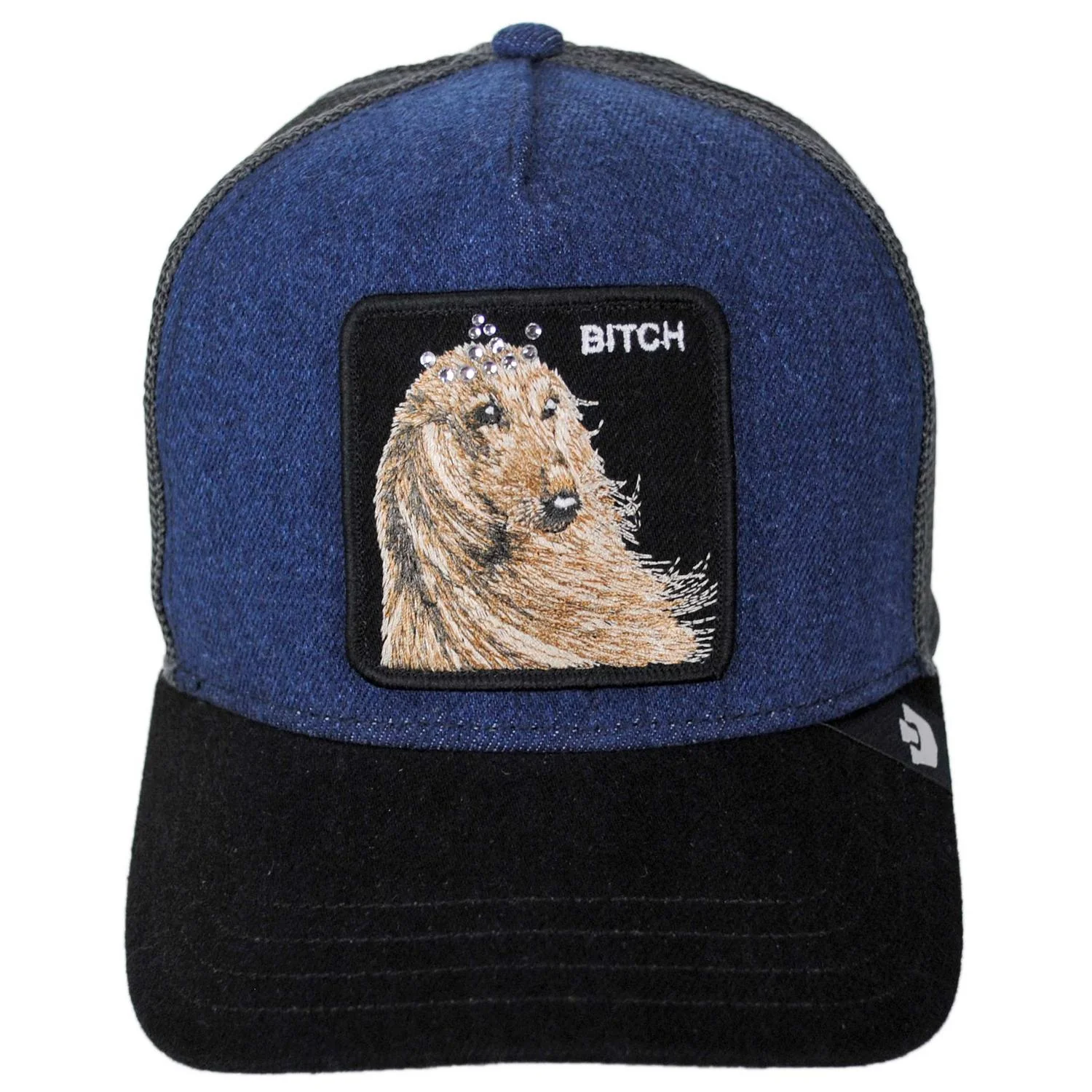 Hound Dawg Mesh Trucker Snapback Baseball Cap - Image 2