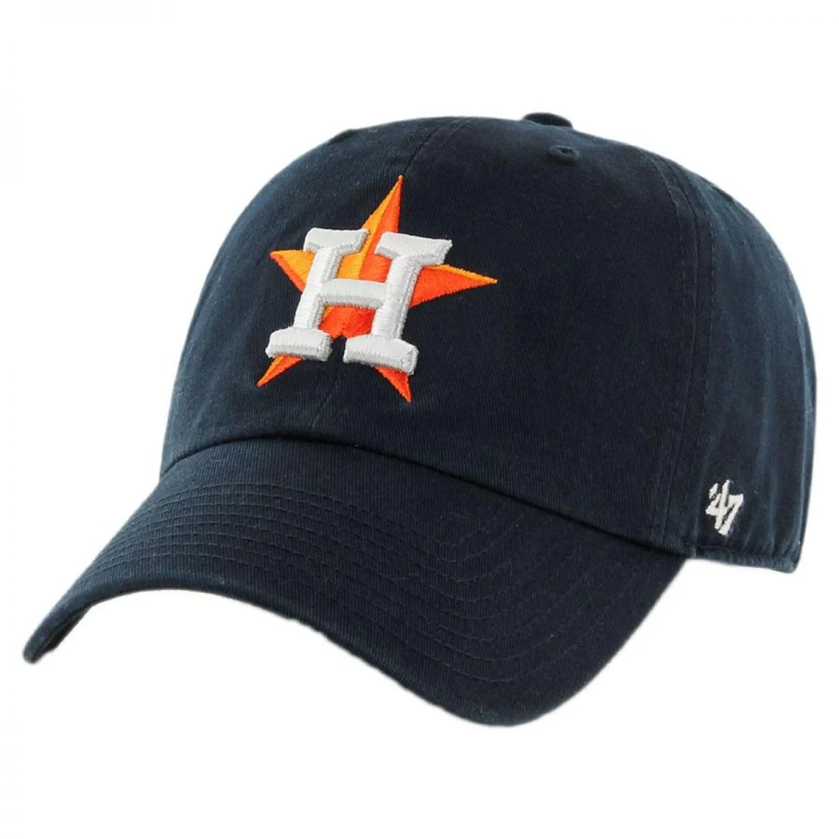 Houston Astros MLB Clean Up Strapback Baseball Cap Dad Hat - Image 5
