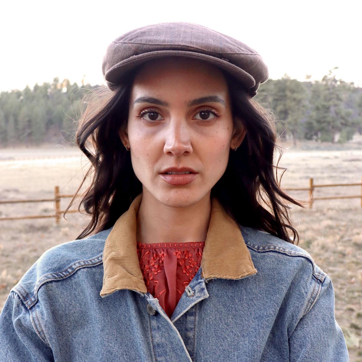 Hoxton Herringbone Plaid Wool Blend Ivy Cap - Image 2