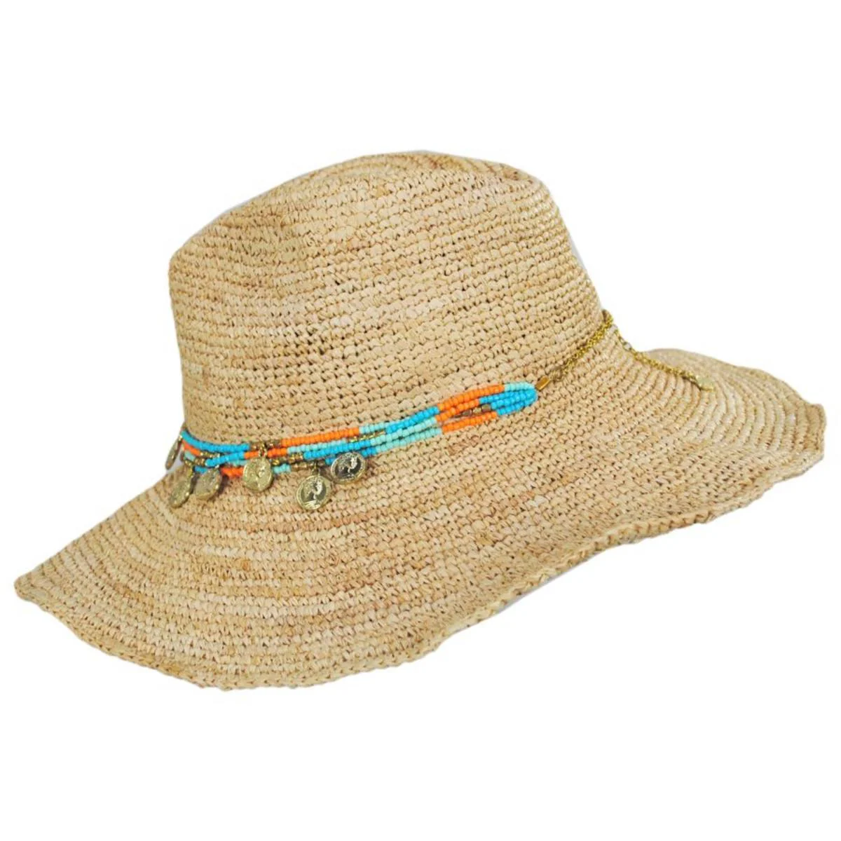 Ibiza Raffia Crochet Western Hat - Image 4