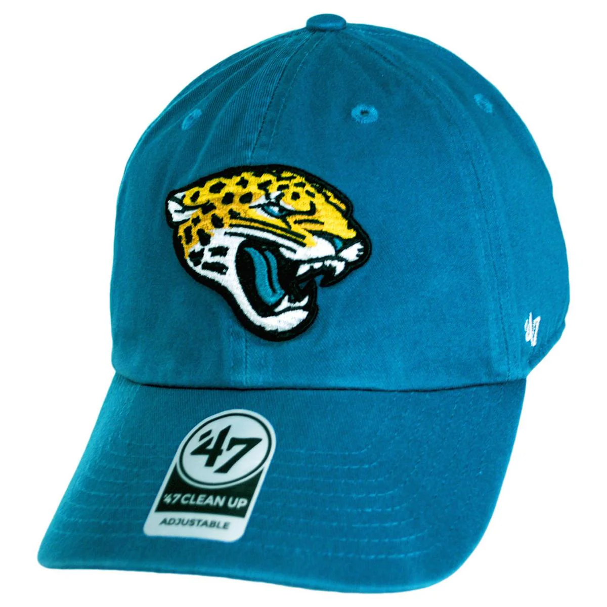 Jacksonville Jaguars NFL Clean Up Strapback Baseball Cap Dad Hat - Image 5