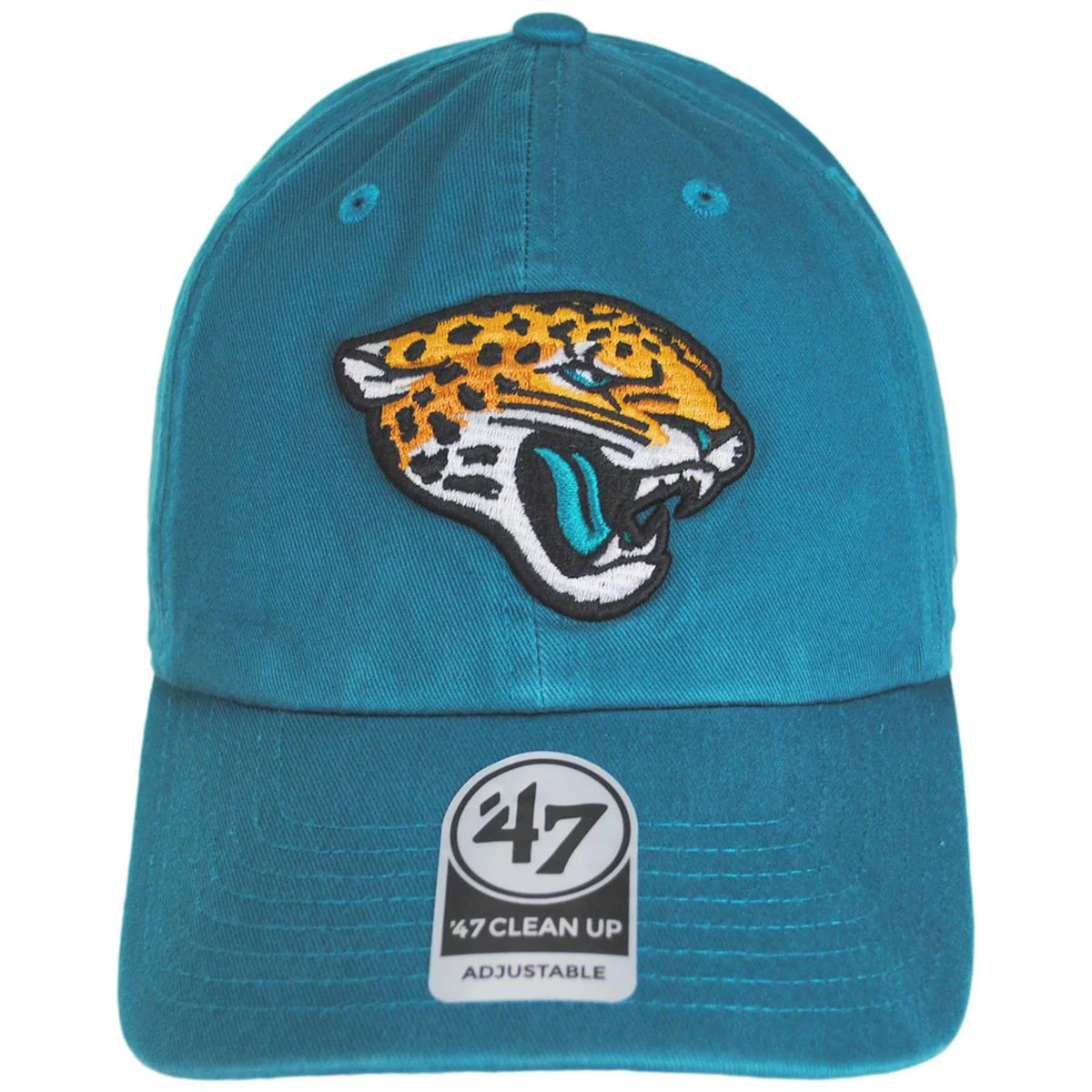 Jacksonville Jaguars NFL Clean Up Strapback Baseball Cap Dad Hat - Image 6