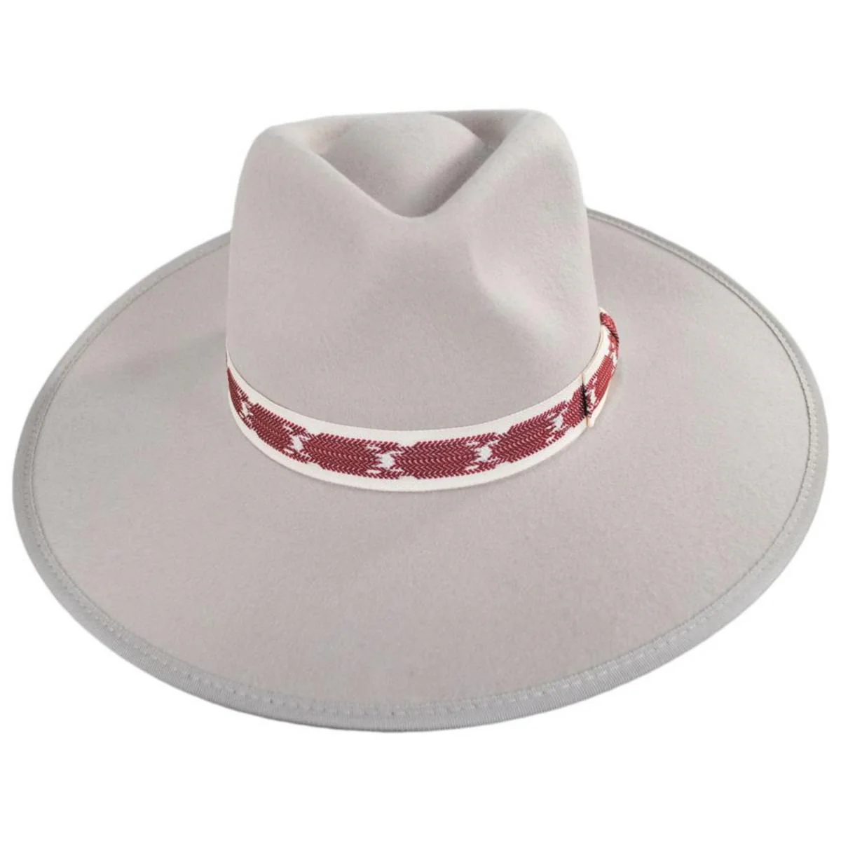 Jo Wool Felt Jacquard Rancher Fedora Hat - FINAL SALE - Image 3